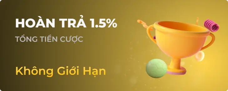 Fun88 Hoàn Trả 1.5% Không Giới Hạn