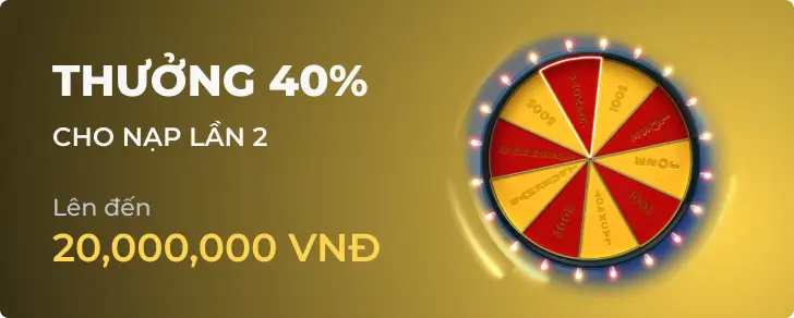 Fun88 Thưởng Nạp Lại 40% Hàng Tuần